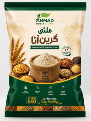 Multigrains Flour 12grains mixed , Premium Quality grains , 5kg